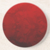 Dessous De Verre En Grès Ruby Red Design (Devant)