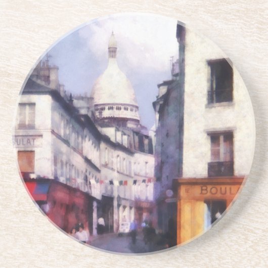 Dessous De Verre En Grès Rue de Paris (Devant)