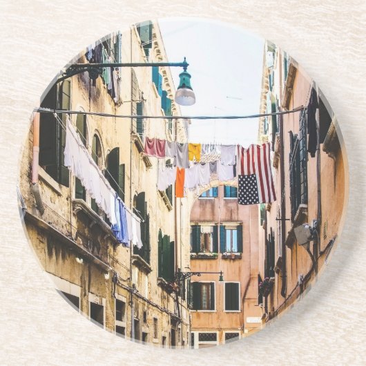 Dessous De Verre En Grès Rue étroite à Venise (Devant)
