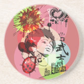 DESSOUS DE VERRE EN GRÈS RUE GLAM-COASTER (Devant)