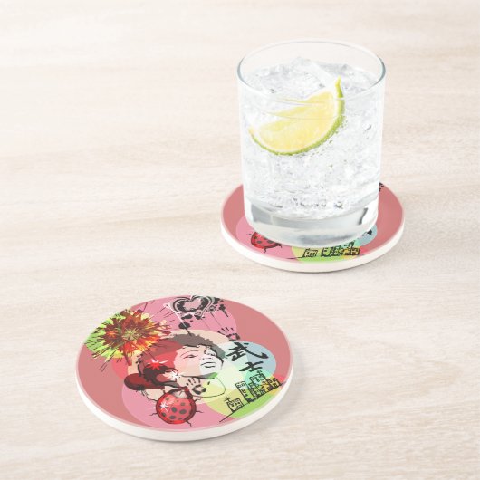DESSOUS DE VERRE EN GRÈS RUE GLAM-COASTER (Côté)