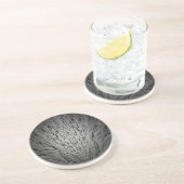 Dessous De Verre En Grès Ruisselets sur une plage de sable (Côté)