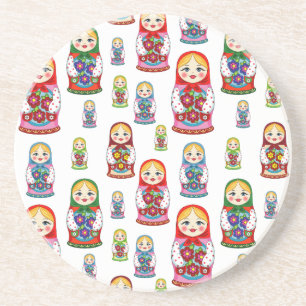Dessous De Verre En Grès russian dolls