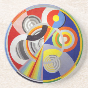 Dessous De Verre En Grès Rythme n° 1   Robert Delaunay  