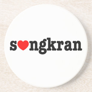 Dessous De Verre En Grès s (gkran ~ Heart Love) Songkran