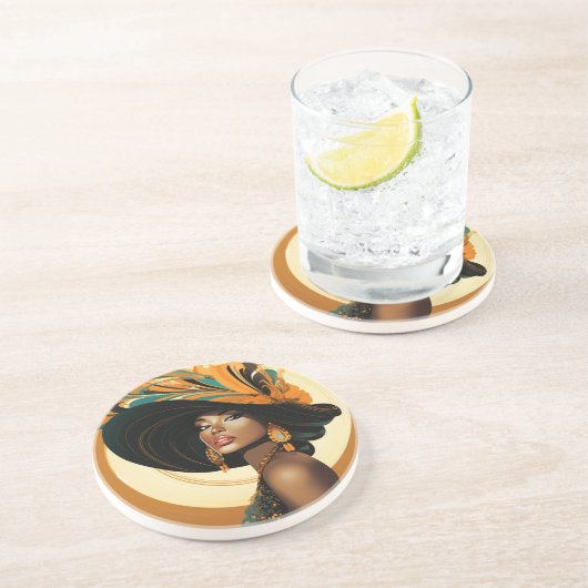 DESSOUS DE VERRE EN GRÈS SA COURONNE #2 (Côté)