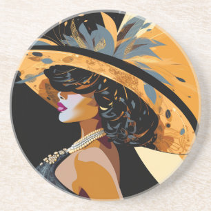 DESSOUS DE VERRE EN GRÈS SA COURONNE N° 1