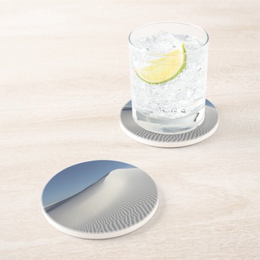 Dessous De Verre En Grès Sables blancs (Côté)