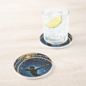 Dessous De Verre En Grès Sagittaire signe astrologique (Côté)