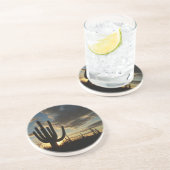 Dessous De Verre En Grès Saguaro Sunset II Arizona (Côté)