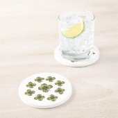 Dessous De Verre En Grès SAINT PATRICK'S DAY PARTY 6 shamrock (Côté)
