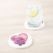 Dessous De Verre En Grès Saint Valentin au cochon (Côté)