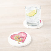 Dessous De Verre En Grès Saint-Valentin au poulet (Côté)