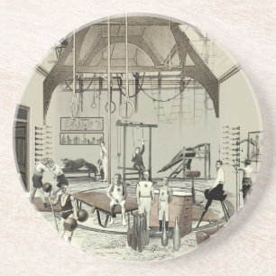 Dessous De Verre En Grès Salle De Sport Victorienne