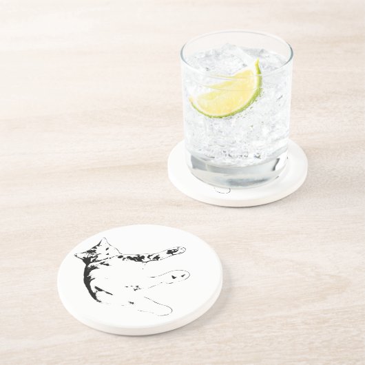 Dessous De Verre En Grès Salon Lazy (Côté)