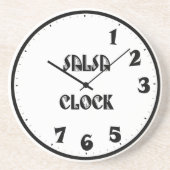 Dessous De Verre En Grès SalsaClock (Devant)