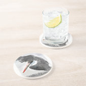 Dessous De Verre En Grès Salut de pélican (Côté)