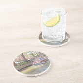 Dessous De Verre En Grès San Antonio River Walk (Côté)