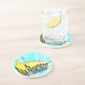 Dessous De Verre En Grès San Francisco (Côté)