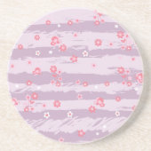 Dessous De Verre En Grès Sandstone Coaster – Butterfly Garden (Devant)