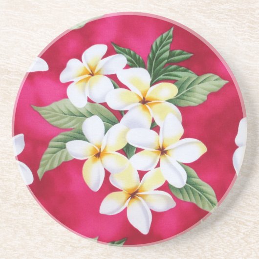 Dessous De Verre En Grès Sandstone lei hawaïen (Devant)