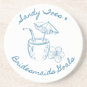 Dessous De Verre En Grès Sandy Toe & Bridesmaids Goals Côte Fleurie Enterre