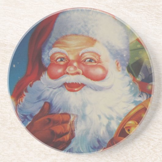Dessous De Verre En Grès Santa Claus (Devant)