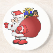 Dessous De Verre En Grès Santa Clause (Devant)