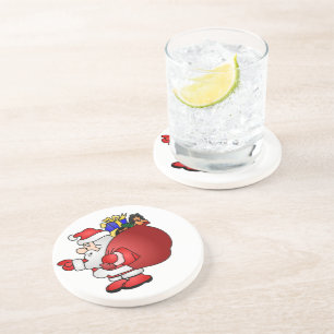 Dessous De Verre En Grès Santa Clause