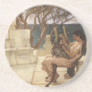 Dessous De Verre En Grès Sappho et Alcaeus par Sir Lawrence Alma Tadema