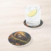 Dessous De Verre En Grès Sasquatch Peeking (Côté)