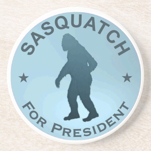 Dessous De Verre En Grès Sasquatch, Président (Devant)