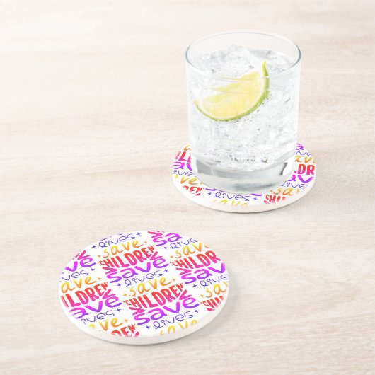 Dessous De Verre En Grès Sauver les enfants, sauver des vies (Côté)