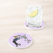 Dessous De Verre En Grès Scarecrow et Tin Man (Côté)