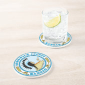 Dessous De Verre En Grès sceau du comté de Sedgwick (Côté)