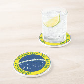 Dessous De Verre En Grès Sceau national du Brésil (Côté)