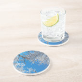 Dessous De Verre En Grès Scène hivernale neigeuse (Côté)