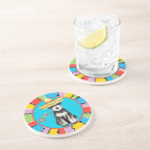 Dessous De Verre En Grès Schnauzer miniature Fiesta (Côté)