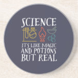Dessous De Verre En Grès Science comme la magie et la potion Geek scientifi<br><div class="desc">Science. C’est comme de la magie et de la potion, mais vrai. Conception scientifique inspirante pour ceux qui croient en la preuve scientifique, l'expérience de laboratoire et la recherche. Marchandises motivationnelles cool pour les professeurs de sciences, les scientifiques et les étudiants. Parfait pour geek scientifique, nerd, enseignant et étudiant qui...</div>