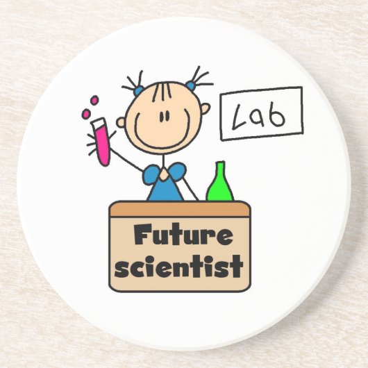 Dessous De Verre En Grès Scientifique du futur (Devant)