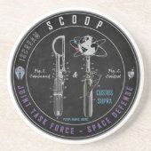 Dessous De Verre En Grès SCOOP morale Sandstone Coaster (Devant)