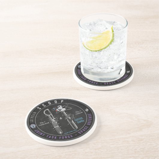 Dessous De Verre En Grès SCOOP morale Sandstone Coaster (Côté)