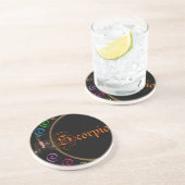 Dessous De Verre En Grès Scorpio (Côté)