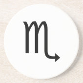 Dessous De Verre En Grès Scorpio (Devant)