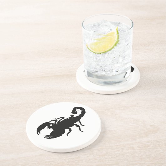 Dessous De Verre En Grès Scorpion (Côté)