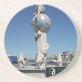 Dessous De Verre En Grès Sculpture aux marins (Devant)