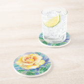 Dessous De Verre En Grès Se sont levés 2 (Côté)