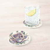 Dessous De Verre En Grès Se sont levés 3 (Côté)