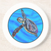 Dessous De Verre En Grès Sea turtle (Devant)