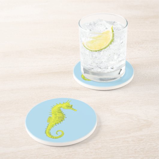 Dessous De Verre En Grès Seahorse (Côté)